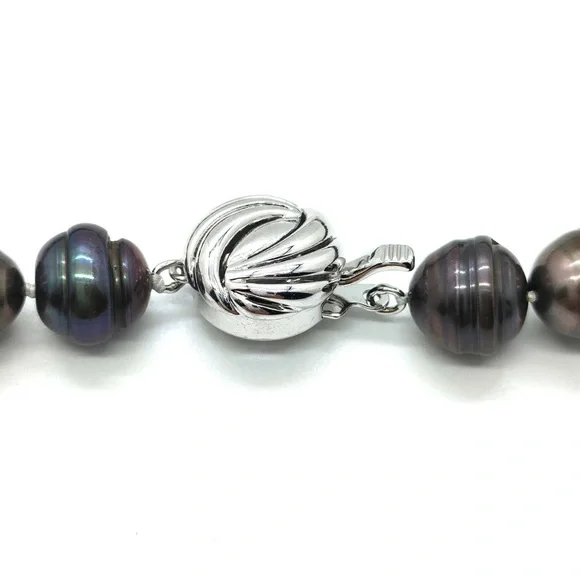 Pearl necklace Silver Clasp - Picture 3 of 10